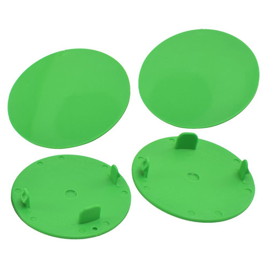 DE Racing Snap - In Mud Plugs for Speedway Wheels (Green)