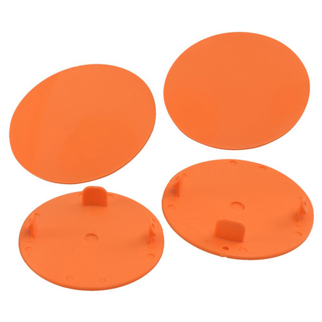 DE Racing Snap - In Mud Plugs for Speedway Wheels (Orange)