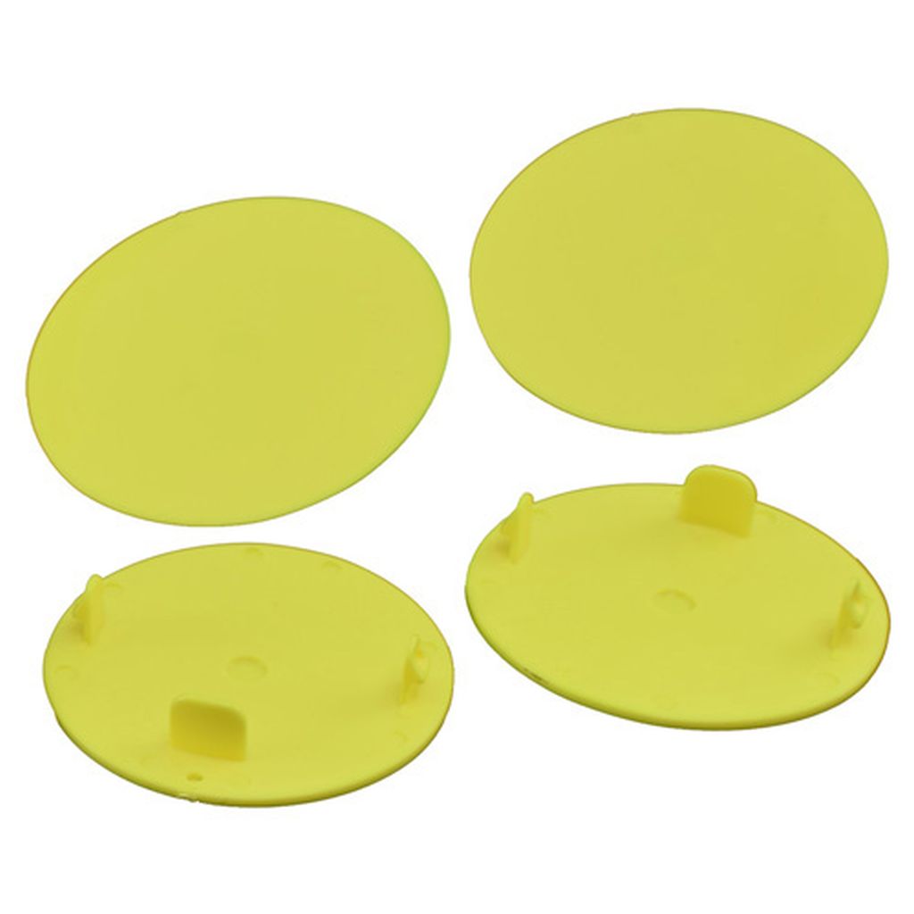 DE Racing Snap - In Mud Plugs for Speedway Wheels (Yellow)