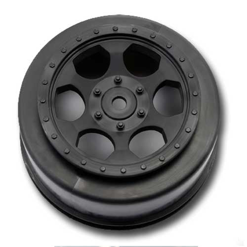 DE Racing Trinidad SC WheelsTLR TEN - SCTE - 22SCT/TeknoSCT410/Black/4pcs