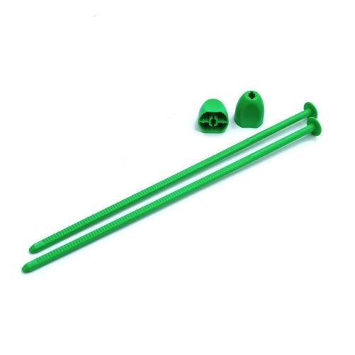 DE Racing Zip Stix – Green (4-Pack)