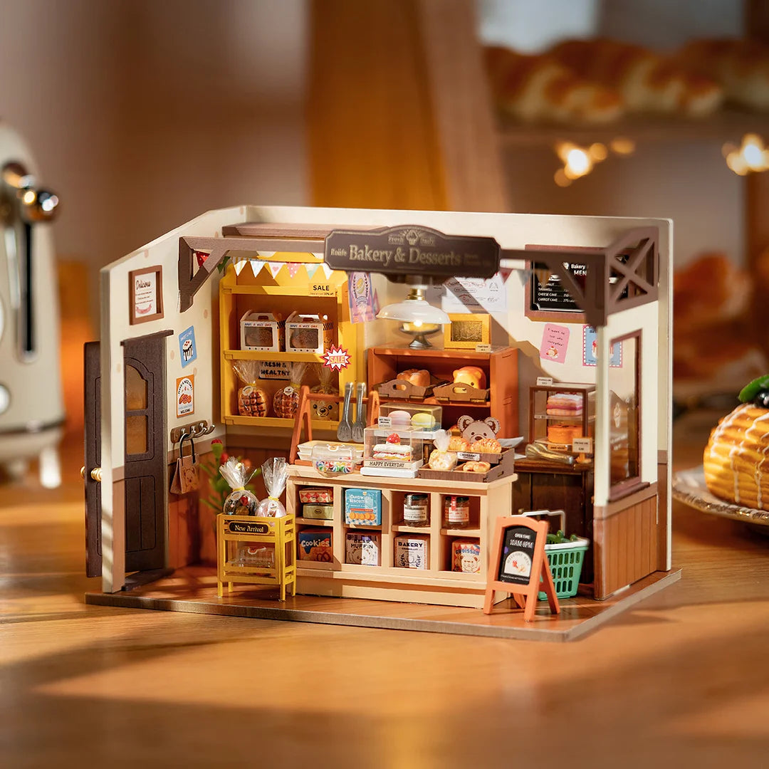 Robotime Rolife Becka's Baking House DIY Miniature House Kit