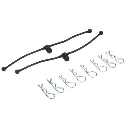 Dubro Body Klip Retainers-Black 2245 Default Title