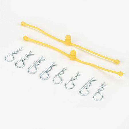 Dubro Body Klip Retainers-Yellow 2247 Default Title