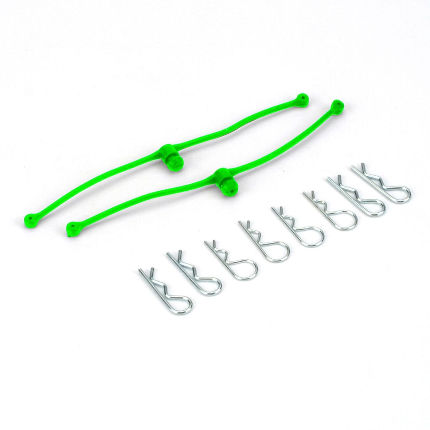 Dubro Body Klip Retainers-Green 2253 Default Title