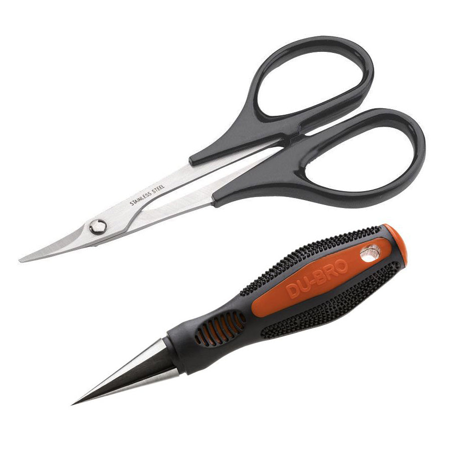 Dubro Body Reamer & Curved Scissors Set 2330 Default Title