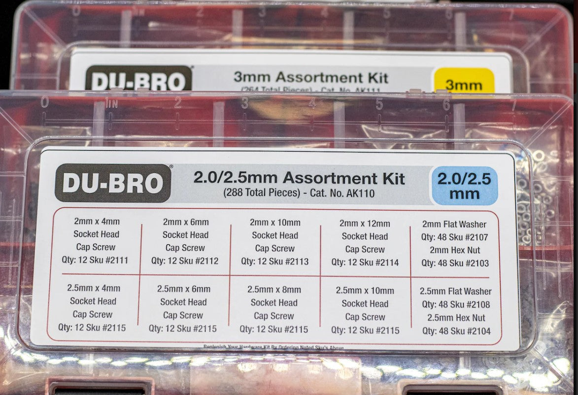 Dubro Hardware Assortment Kits  AK100