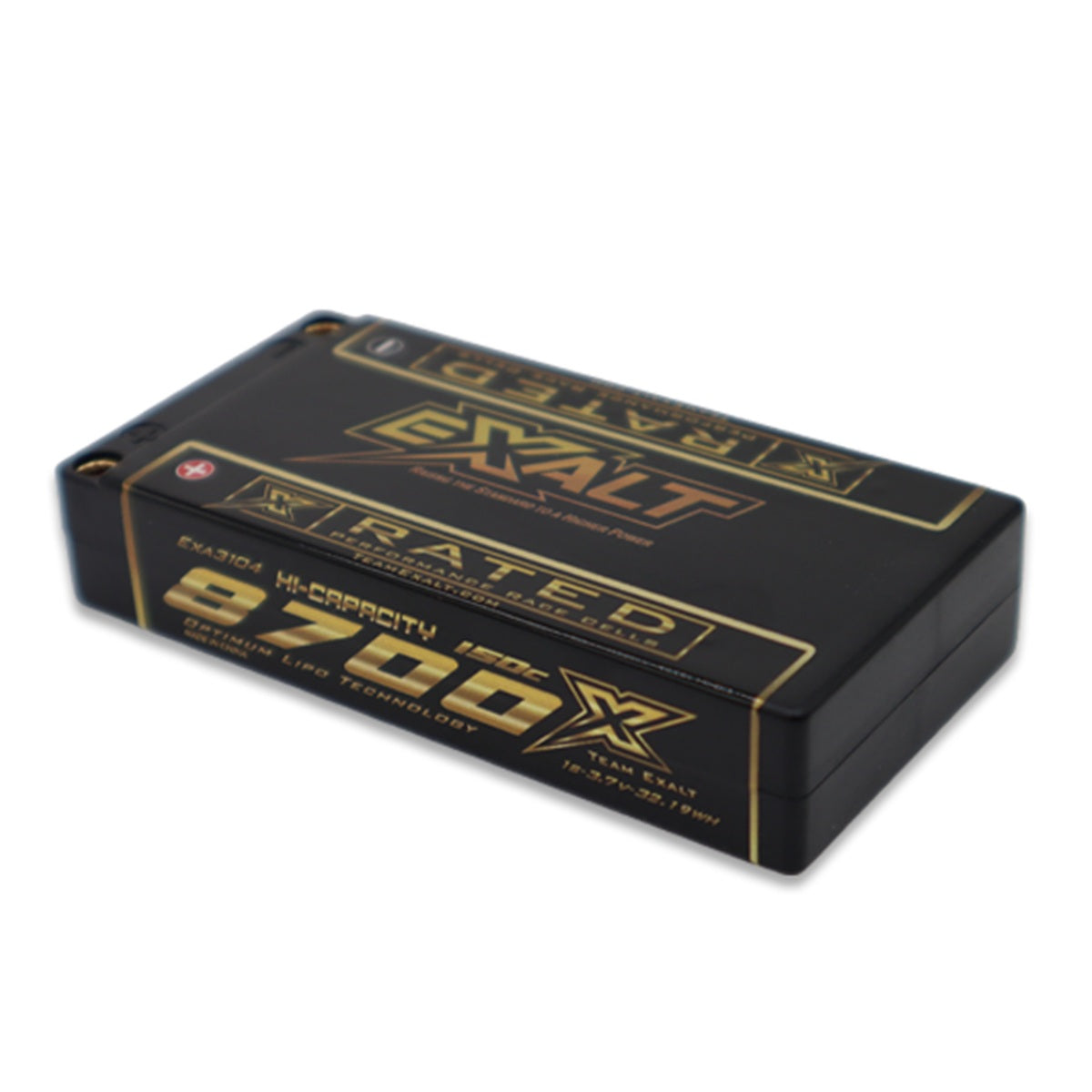 Exalt X-Rated 1S 150C 8700mAh Hardcase LiPo Battery for 1/10 Stock Racing