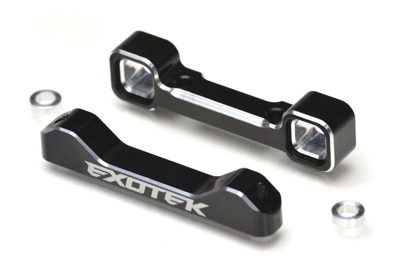 Exotek Racing 22S Arm Mounts, 1 Pair 7075 for Rear Toe Adjustments 2067