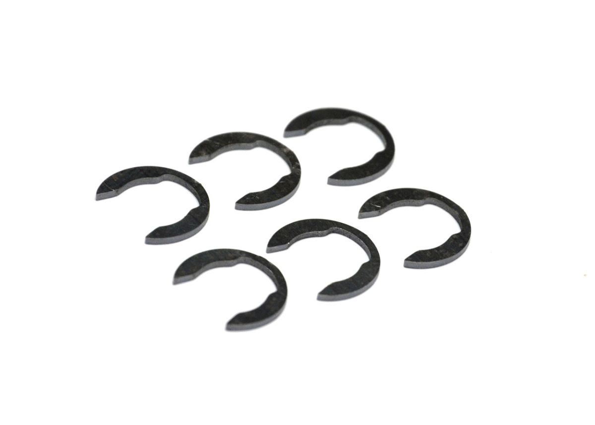Exotek Racing F1 Ultra Metal Suspension Clip 6-Pack - RC F1 Upgrade