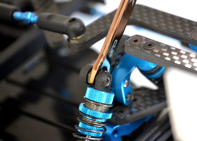 Exotek Racing 4mm Turnbuckle Wrench w/4.75 Cup Popper, Polished Steel 2189