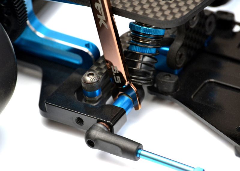 Exotek Racing 5.5 / 7.0mm Nut Wrench, Polished Steel 2190