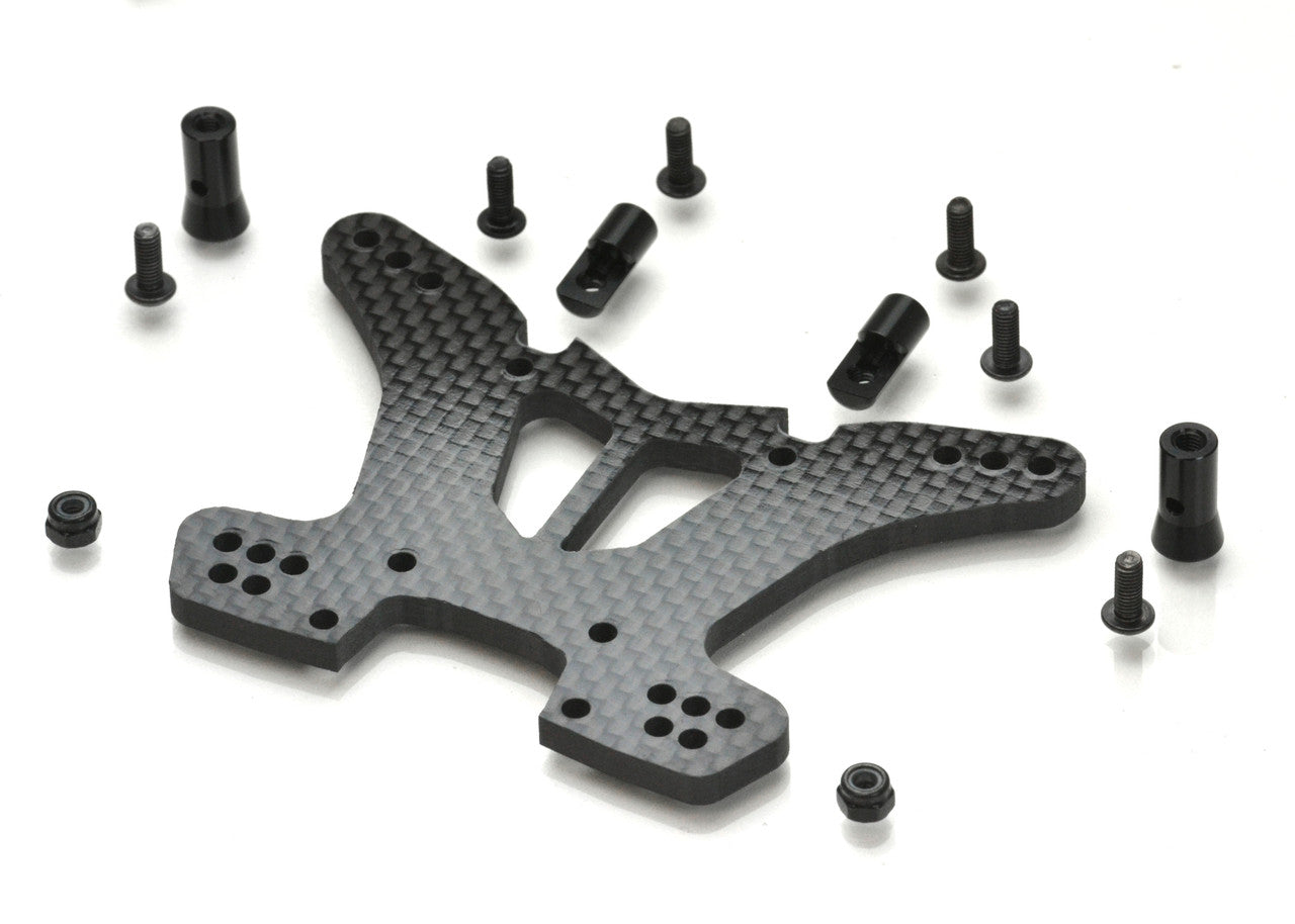 Exotek Racing Carbon Fiber Shock Tower, Rear, for 4WD Slash/Rally 2213