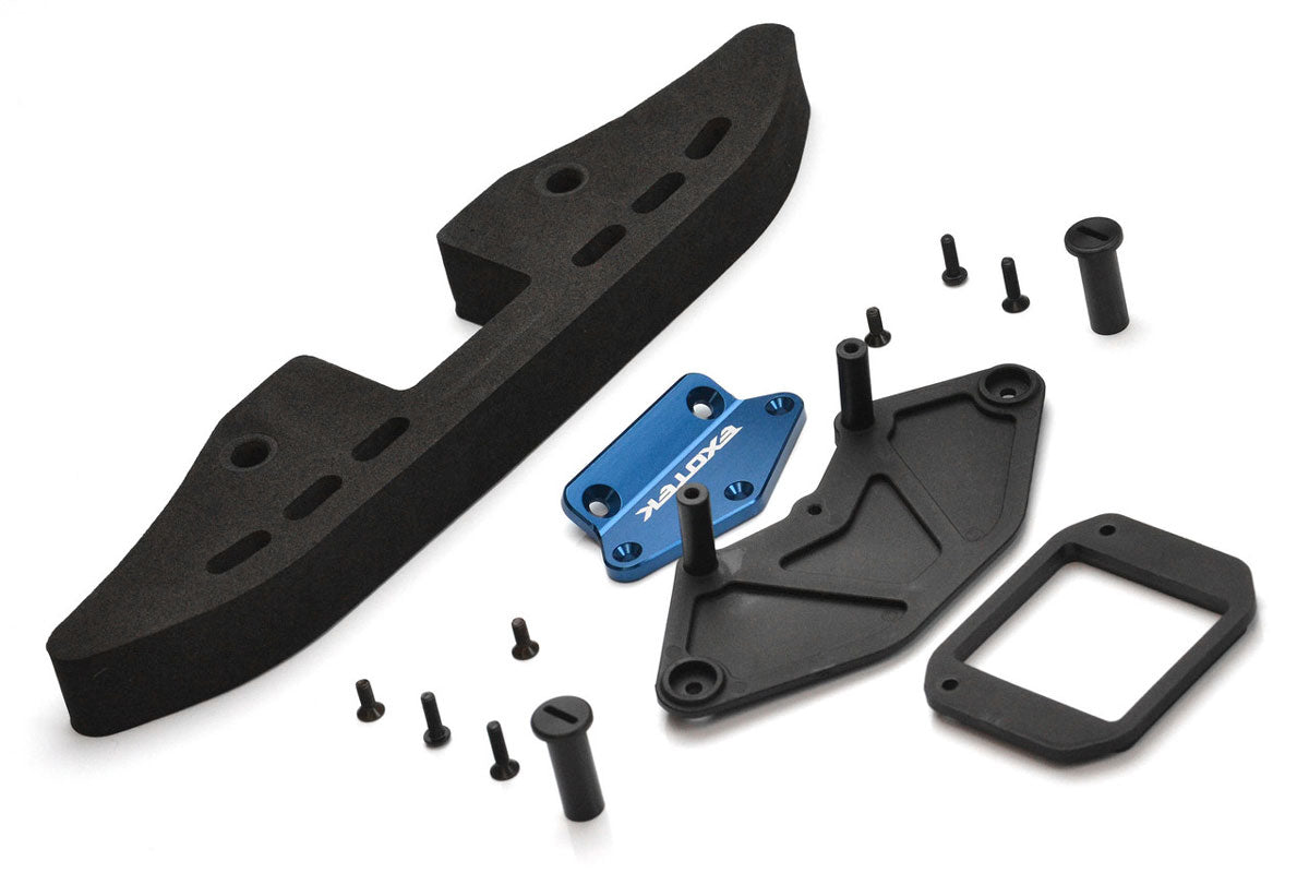 Exotek Racing Drag Slash Front Bumper Set V3 Alloy Mount and Foam 2222