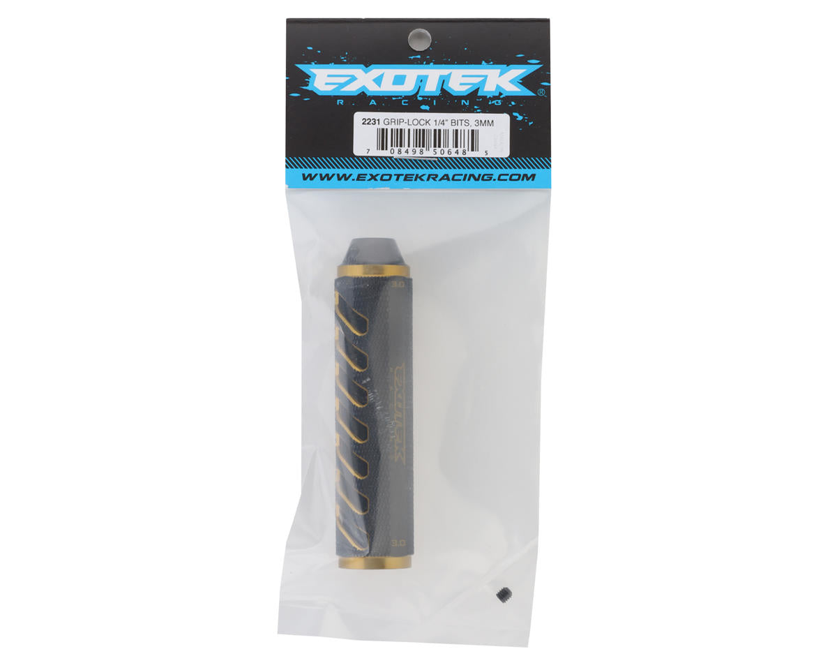 Exotek Grip-Lock Aluminum Lightweight Wrench Handle (3.0mm) (Use With 1/4" Bits) 2231