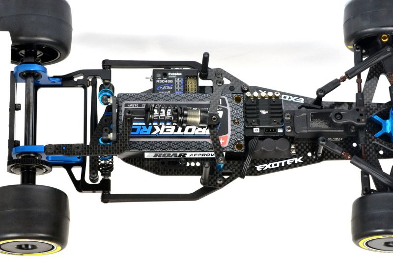 Exotek Racing F1Ultra Carbon Fiber Carpet Inline Battery Strap #2251