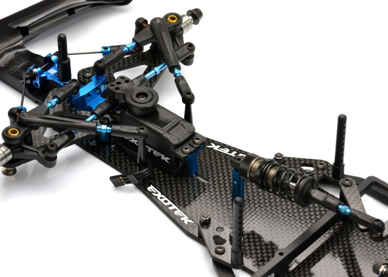 Exotek Racing F1Ultra R5 / CW Titanium Turnbuckle Set - Polished Blue #2296