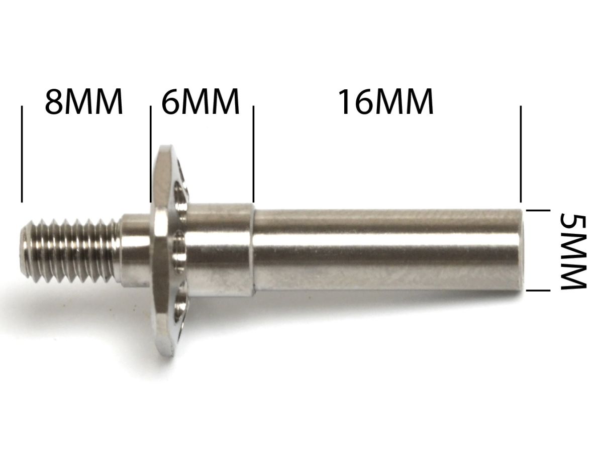 Exotek Vader Sprint Ti5 Adjustable Titanium Front Axles – +4mm/-4mm Width Tuning