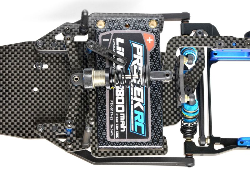 Exotek Racing F1Ultra R5 Carbon Fiber Shorty Battery Tray #2312