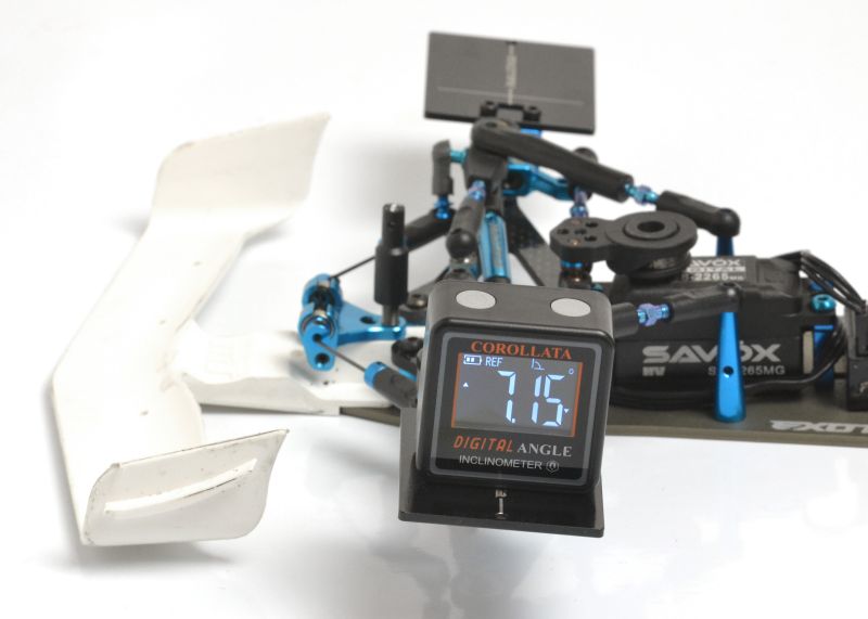 Exotek Racing F1Ultra Digital Angle Mount Set for Mini Digital Inclinometers #2356