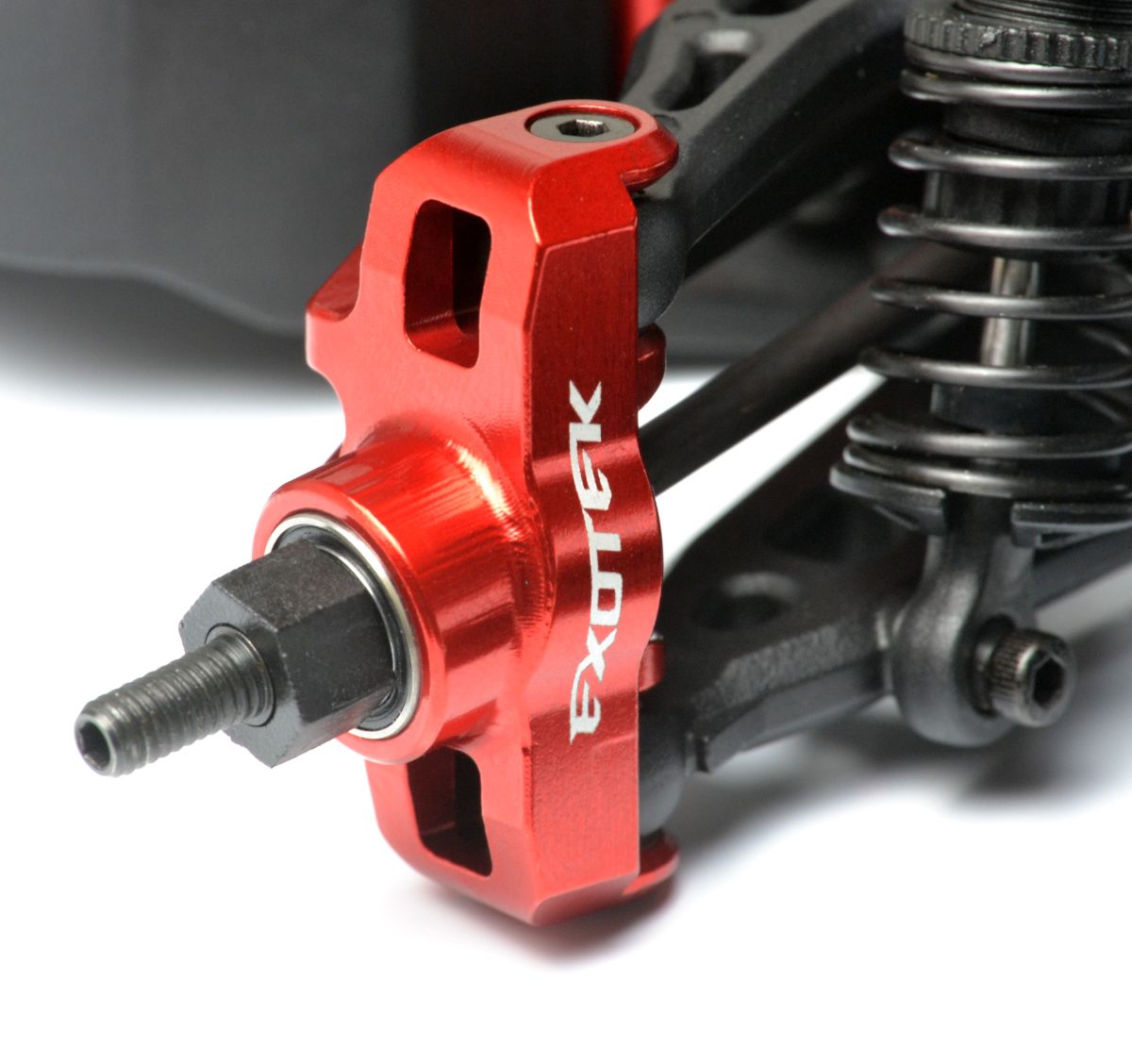 Exotek Racing Losi NASCAR Grom HD Steering Hubs - 7075 Aluminum Alloy Upgrade #2366