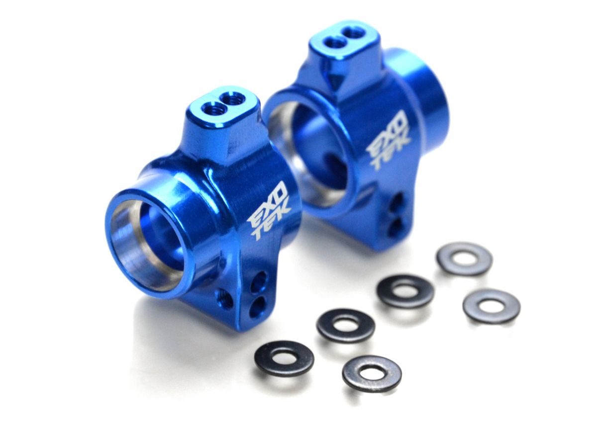 Exotek HD 7075 Aluminum Rear Hub Set – AE Pro2/RB10/SR10/B5 Upgrade