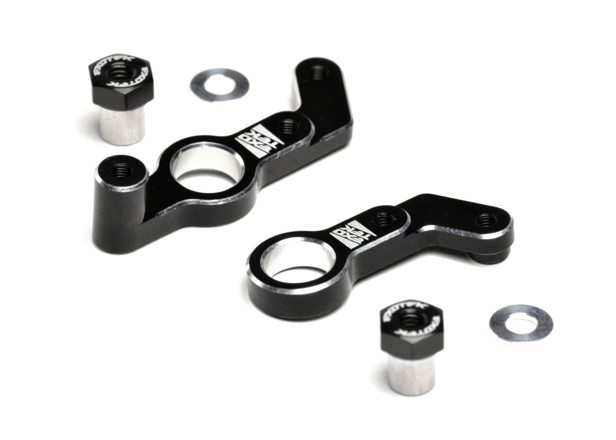Exotek 7075 Aluminum Heavy-Duty Steering Cranks for Team Associated RC10 4WD
