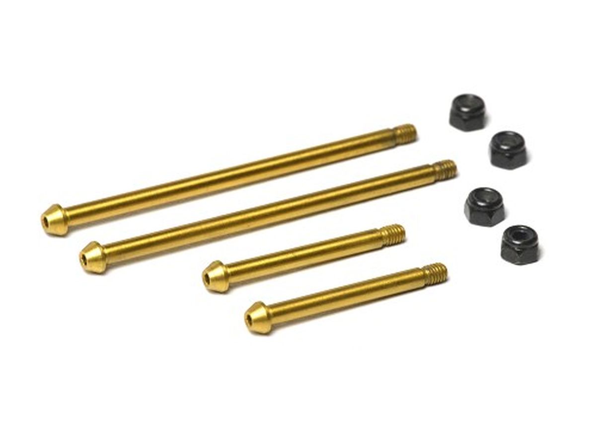 Exotek Racing Kyosho Turbo Optima Mid Bolted Hinge Pins (4), Front Arms,