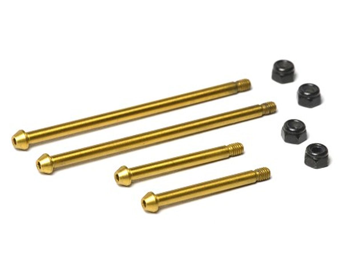 Exotek Racing Kyosho Turbo Optima Mid Bolted Hinge Pins (4), Rear Arms,
