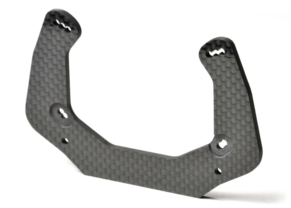 Exotek Racing RC10 Heavy-Duty Carbon Fiber Front Shock Tower for Small Bore Shocks