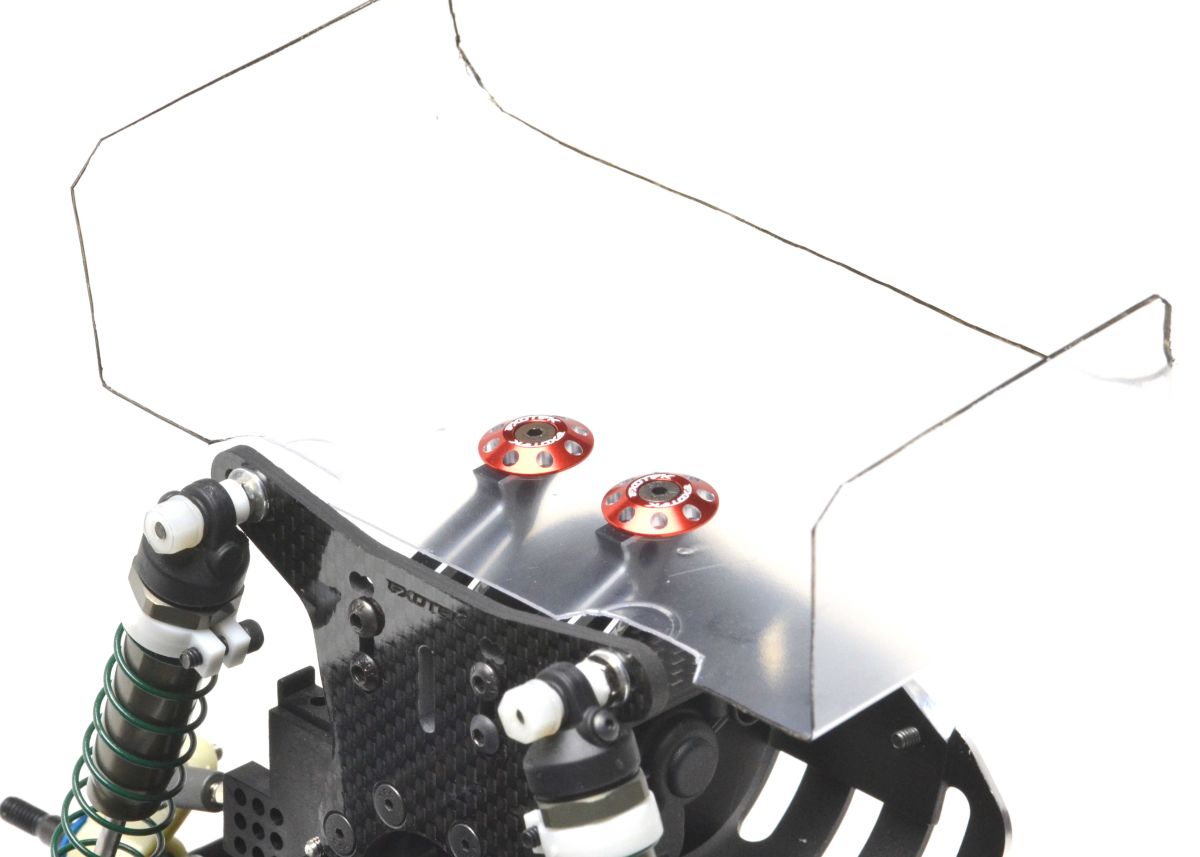 Exotek Racing RC10 Heavy-Duty Carbon Fiber Rear Shock Tower for Small Bore Shocks