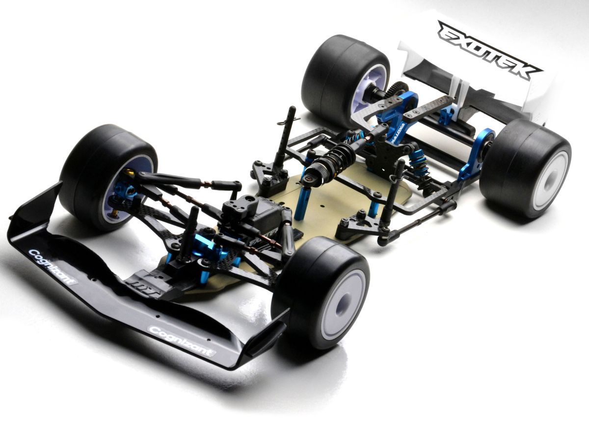 Exotek Racing F1ULTRA R5 PRO Team Kit – 1/10 Formula 1 Electric Chassis Kit with 7075 Aluminum Chassis