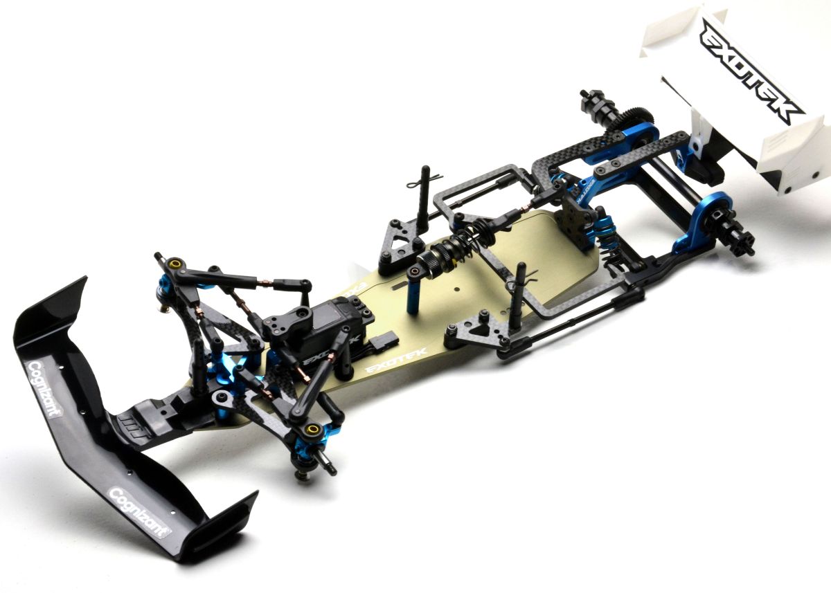 Exotek Racing F1ULTRA R5 PRO Team Kit – 1/10 Formula 1 Electric Chassis Kit with 7075 Aluminum Chassis