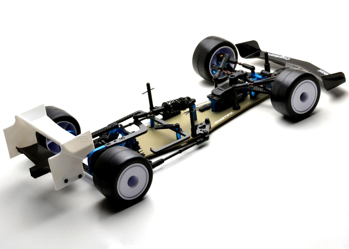 Exotek Racing F1ULTRA R5 PRO Team Kit – 1/10 Formula 1 Electric Chassis Kit with 7075 Aluminum Chassis