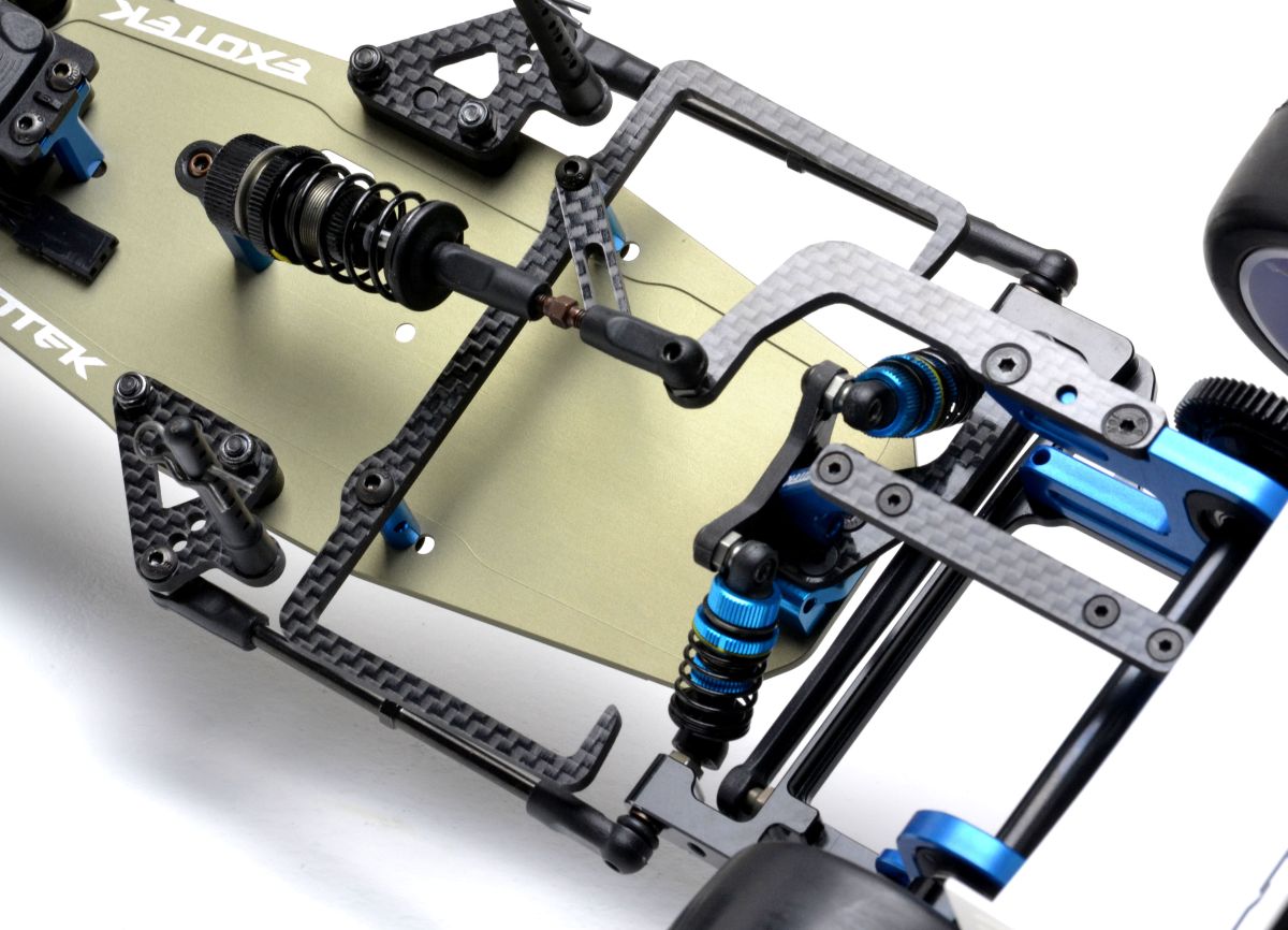 Exotek Racing F1ULTRA R5 PRO Team Kit – 1/10 Formula 1 Electric Chassis Kit with 7075 Aluminum Chassis