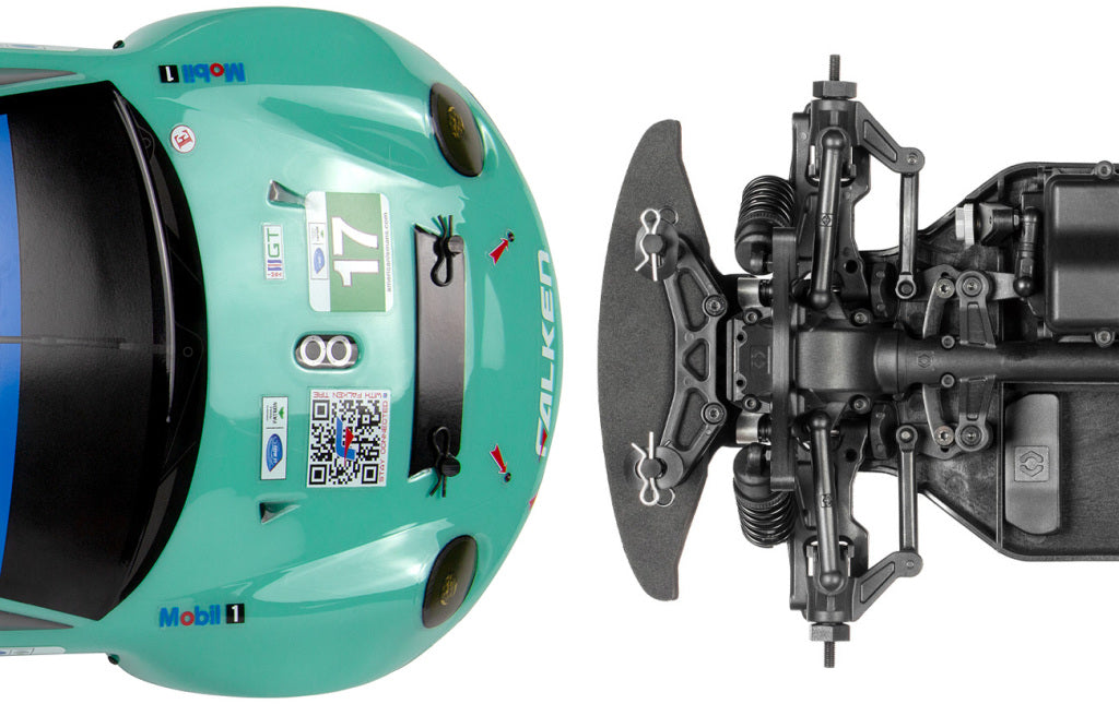 HPI Racing 1/10 Electric Sport 3 Porsche 911 GT3 RSR Falken - Flux 160781