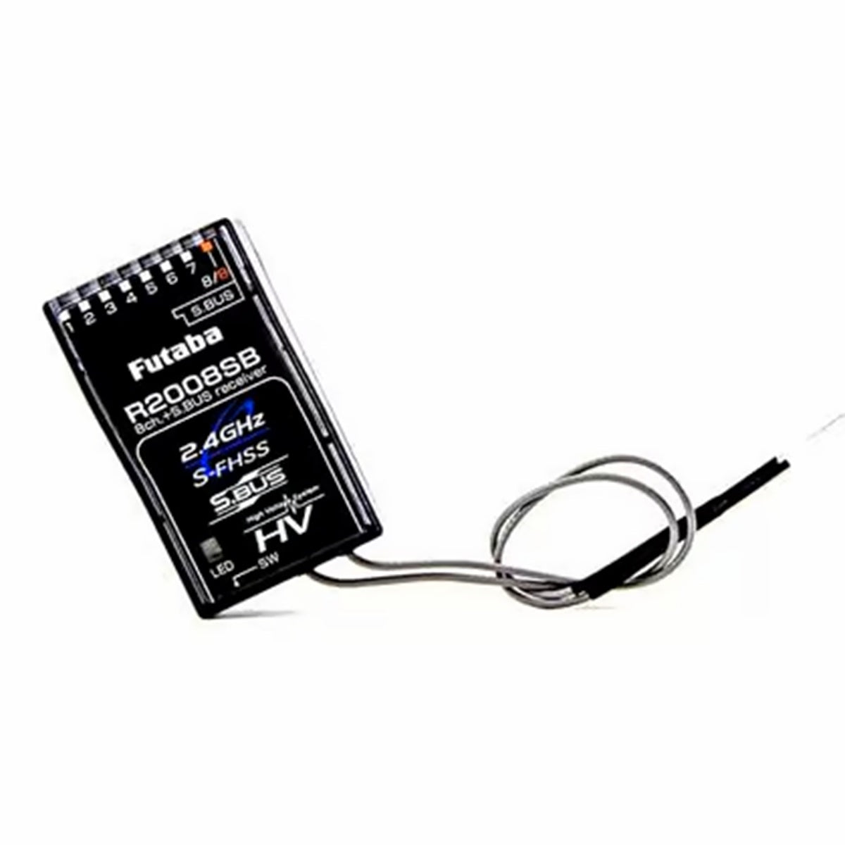 Futaba R2008SB S-FHSS 8-Channel Aircraft Receiver | S.Bus 2.4GHz Compact