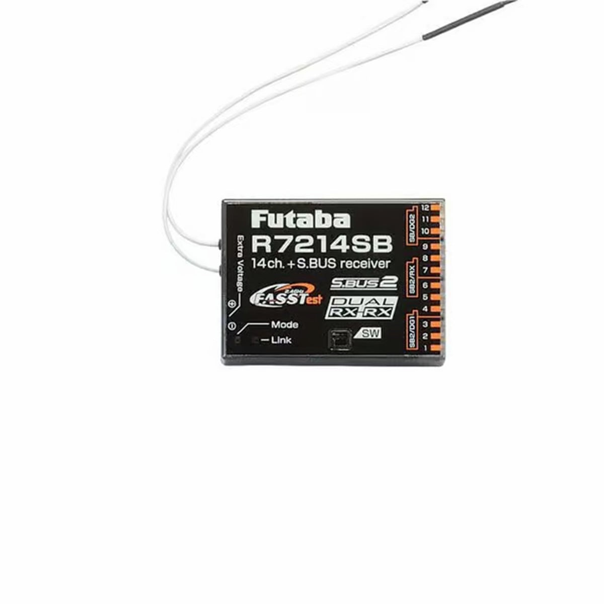 Futaba R7214SB 14-Channel FASSTest S.Bus2 Receiver for RC Aircraft & Cars