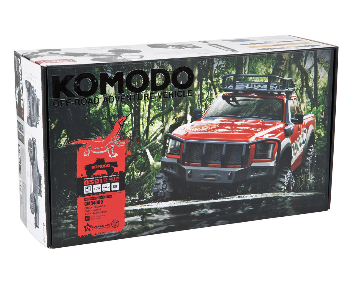 Gmade KOMODO Off-Road Adventure Vehicle Kit 1/10 Scale GS01 Chassis and 4WD