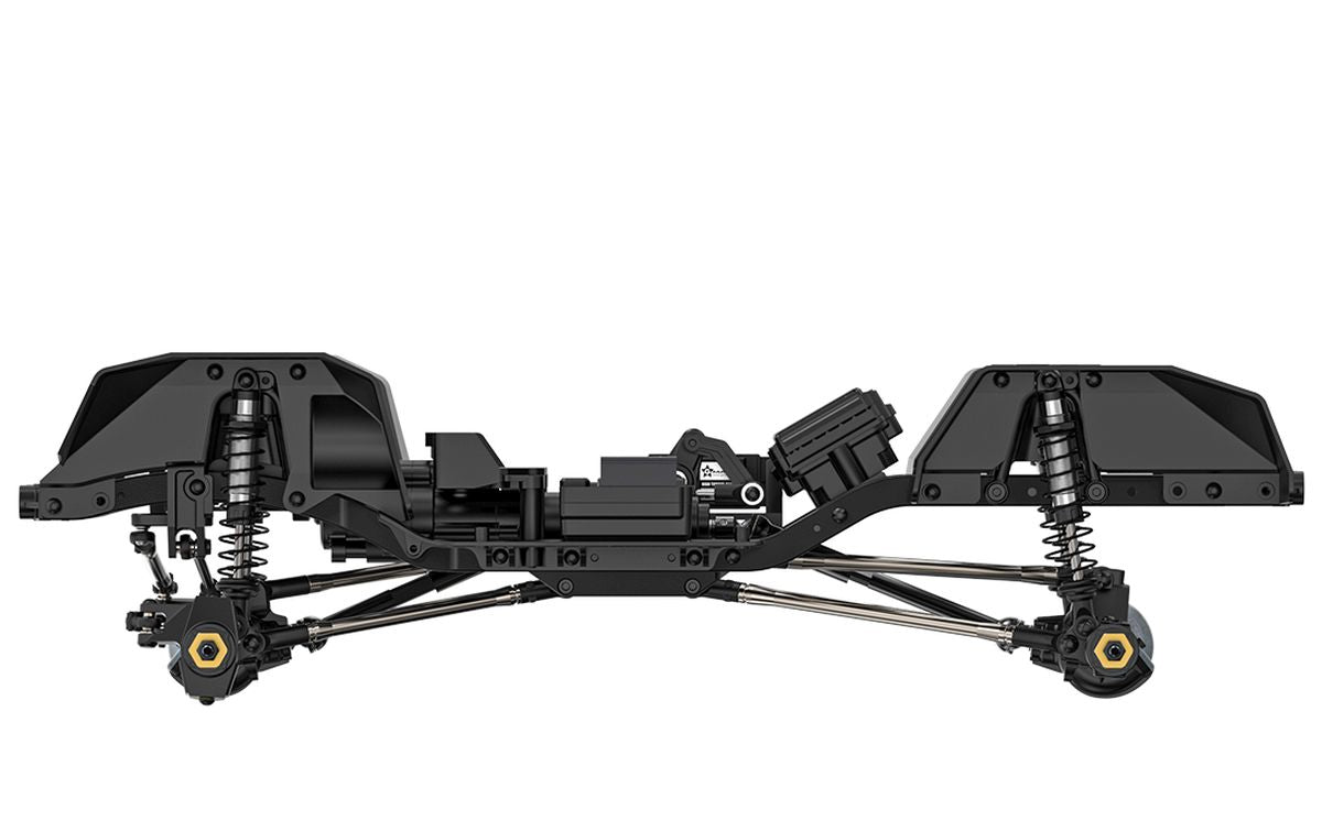 Gmade 1/10 GS02F TS Pro 4WD RC Rock Crawler Chassis Kit | Scale Trail Truck Builder
