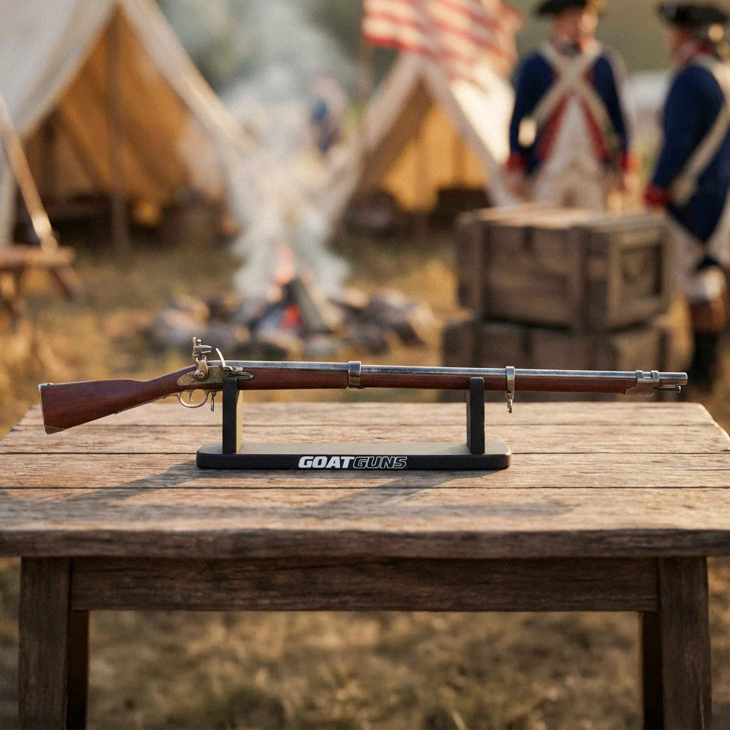 GoatGuns Patriot Miniature Musket Model – American Revolutionary War Replica