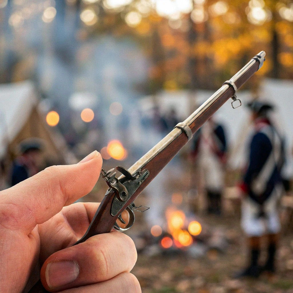 GoatGuns Patriot Miniature Musket Model – American Revolutionary War Replica