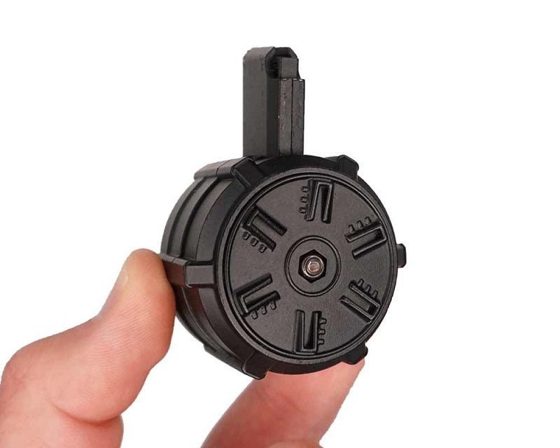 GoatGuns Die Cast Mini 60 Round AR15 Drum Magazine, for AR15 Base Models 60-DRUM