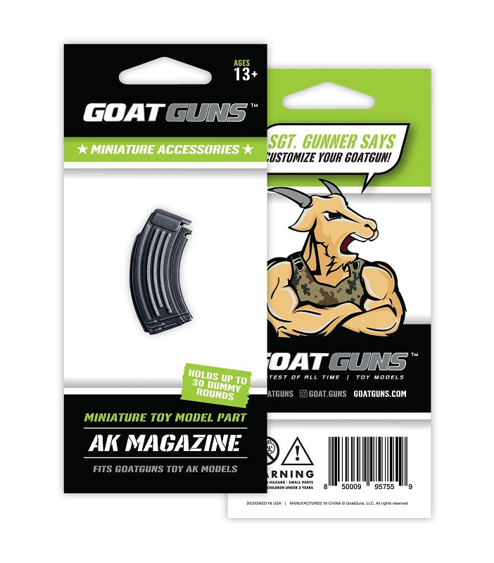 GoatGuns Die Cast Mini AK Magazine for AK47 Models AK-MAG