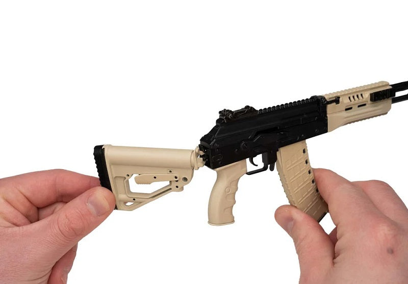 GoatGuns 1/3 Scale Die Cast AK12 Model, FDE AK12-FDE