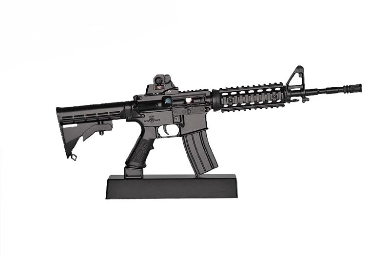 GoatGuns AR15 Model 1/3 Scale Die Cast AR15 Rifle, Black AR-BLACK