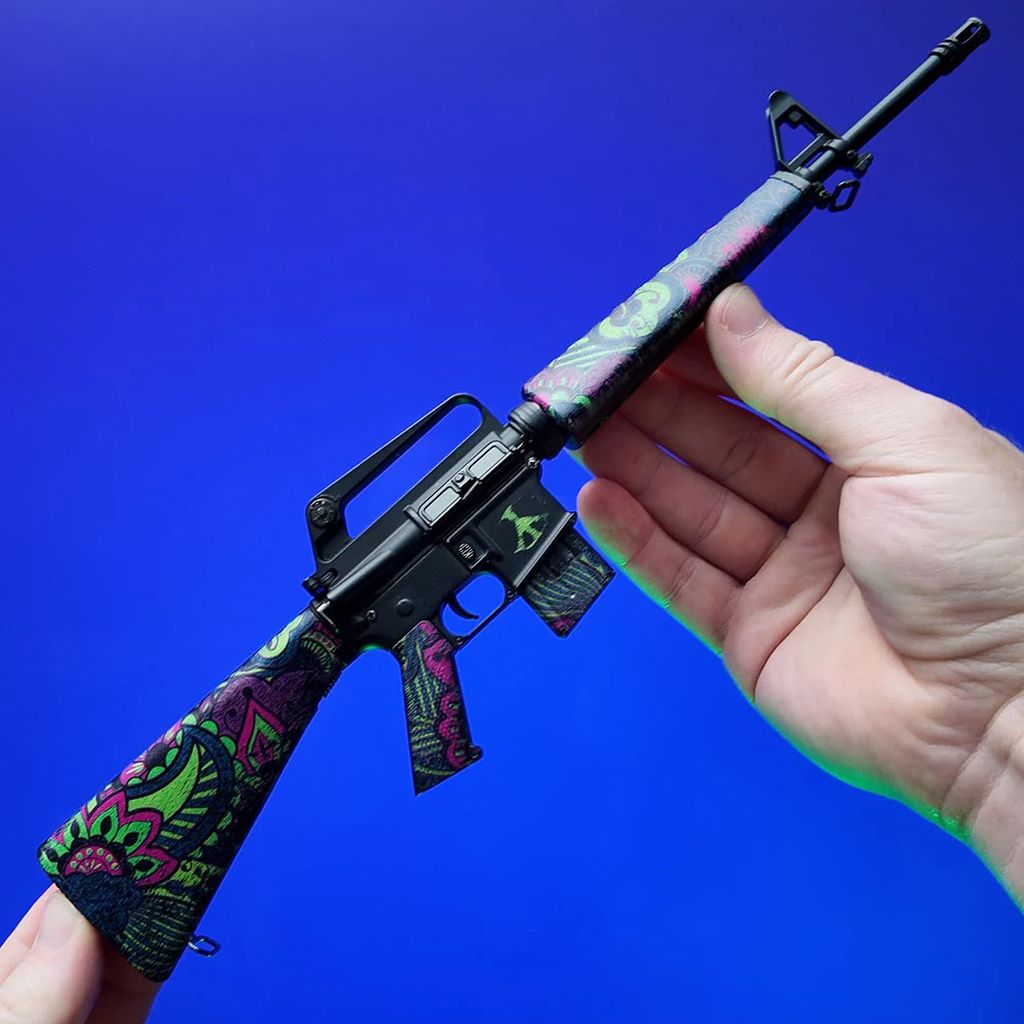 Goatguns M16 Psychedelic Limited Edition RARE Discontinued GOALTD-8