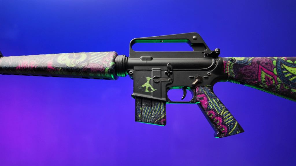 Goatguns M16 Psychedelic Limited Edition RARE Discontinued GOALTD-8