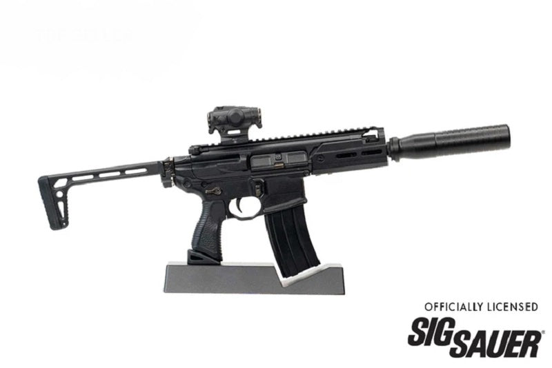 GoatGuns Die Cast SIG MCX SMG Gun Model Black MCX-BLACK