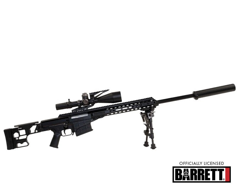 GoatGuns 1/4 Scale Die Cast Barrett MRAD MK22 Sniper Model Black MK22-BLACK